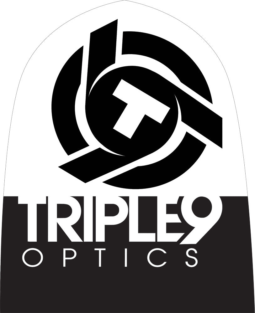 TRIPLE 9 Logo Beanie (Black/White) 37-2701
