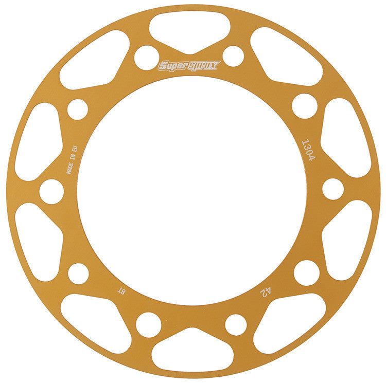 SUPERSPROX Rear Edge Sprkt Color Disk Alu 42t-525 Gld Hon/Yam RACD-1304-42-GLD