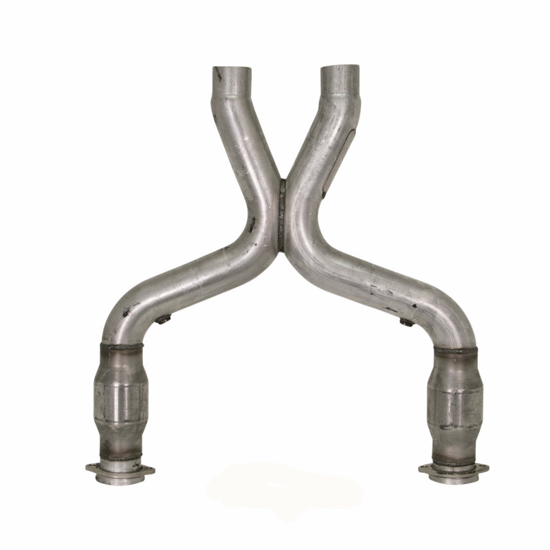 BBK 11-14 Mustang 5.0 Short Mid X Pipe With Catalytic Converters 3.0 For BBK Long Tube Headers 1658