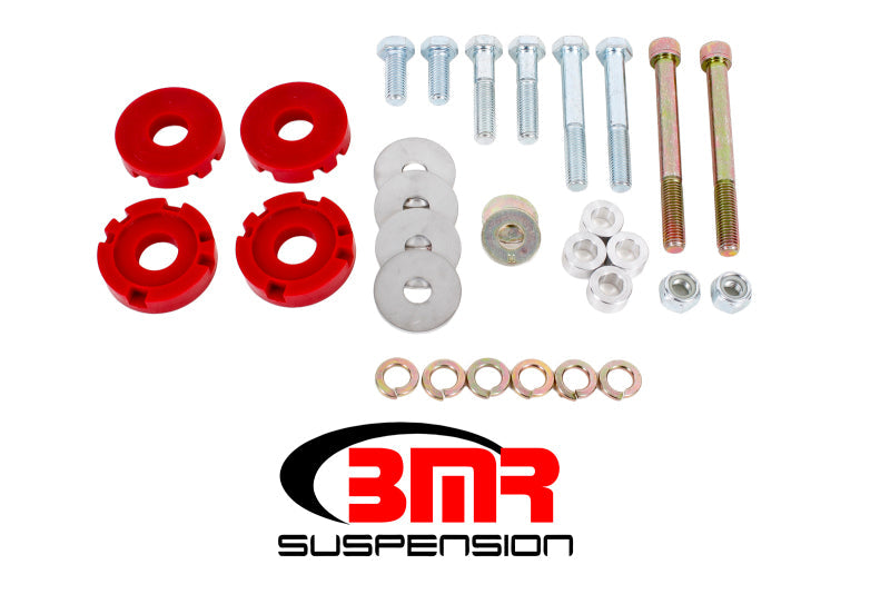 BMR 15-17 S550 Mustang Differential Lockout Bushing Kit (Polyurethane) - Red BK051