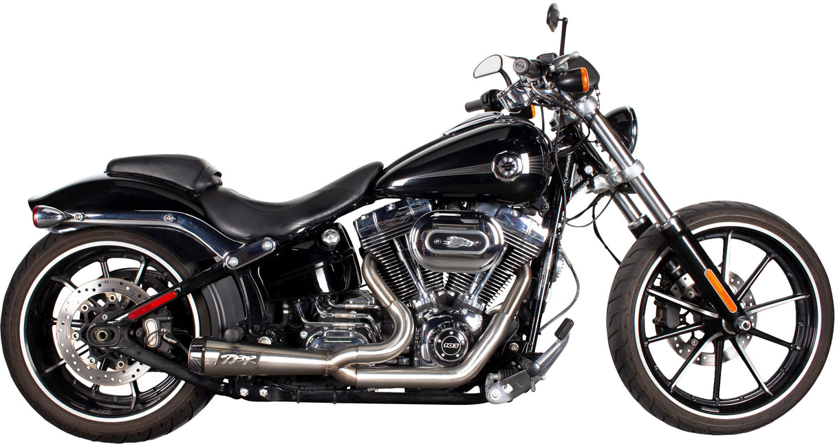 TBR Comp S 2in1 Carbon Tip 00-17 Softail Polished 005-5210199-P