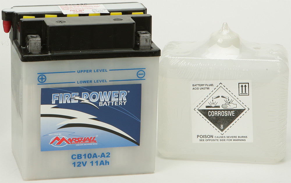 MARSHALLSBattery W/Acid Cb10a-A2 Fire PowerCB10A-A2~MAR