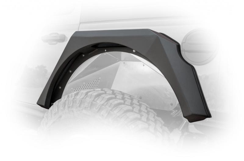 DV8 Offroad 2018+ Jeep Wrangler JL Armor Fenders w/ LED Turn Signal Lights FDJL-01