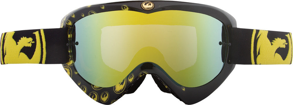 DRAGON Mdx Goggle Gold Icon W/Gold Ionized Lens 722-1480
