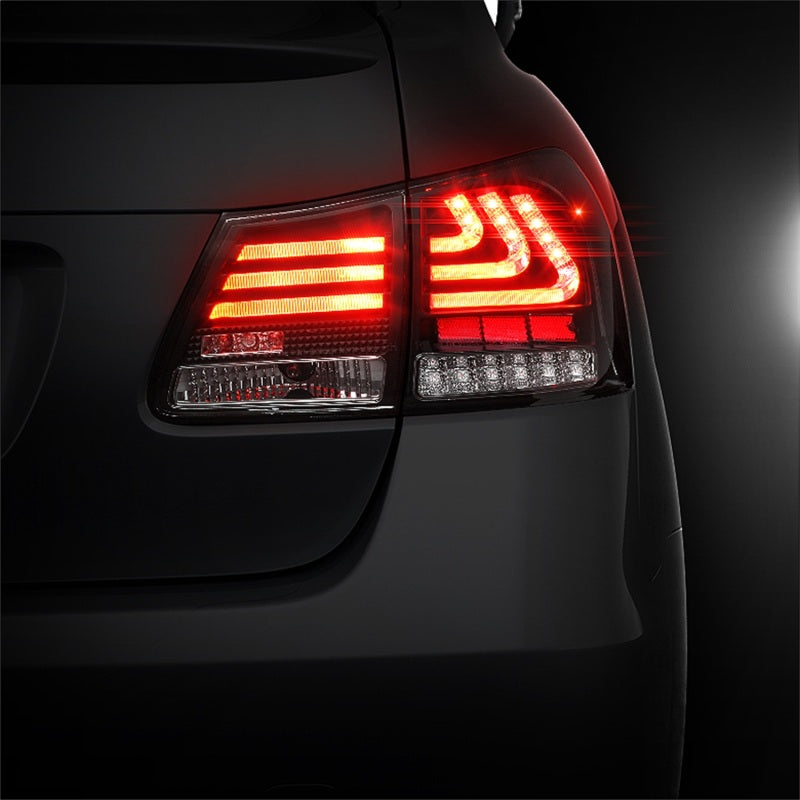 Spyder 07-11 Lexus GS 350 LED Tail Lights Black ALT-YD-LGS06-LED-BK 5082596