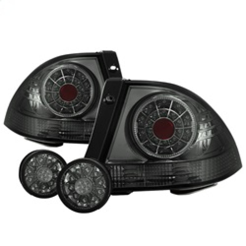 Spyder 01-03 Lexus IS300 LED Tail Lights w/Inner Trunk Lights - Smoke (ALT-YD-LIS300-LED-SET-SM) 5085054