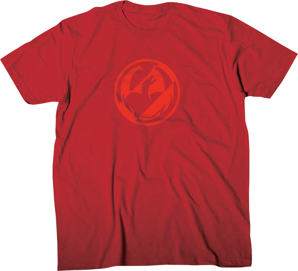 DRAGON Two Tone Tee Red X 723-2180 RED XL
