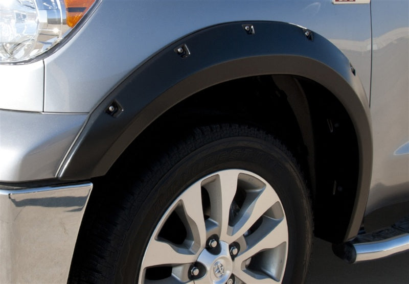 Lund 07-13 Toyota Tundra RX-Rivet Style Textured Elite Series Fender Flares - Black (4 Pc.) RX602T