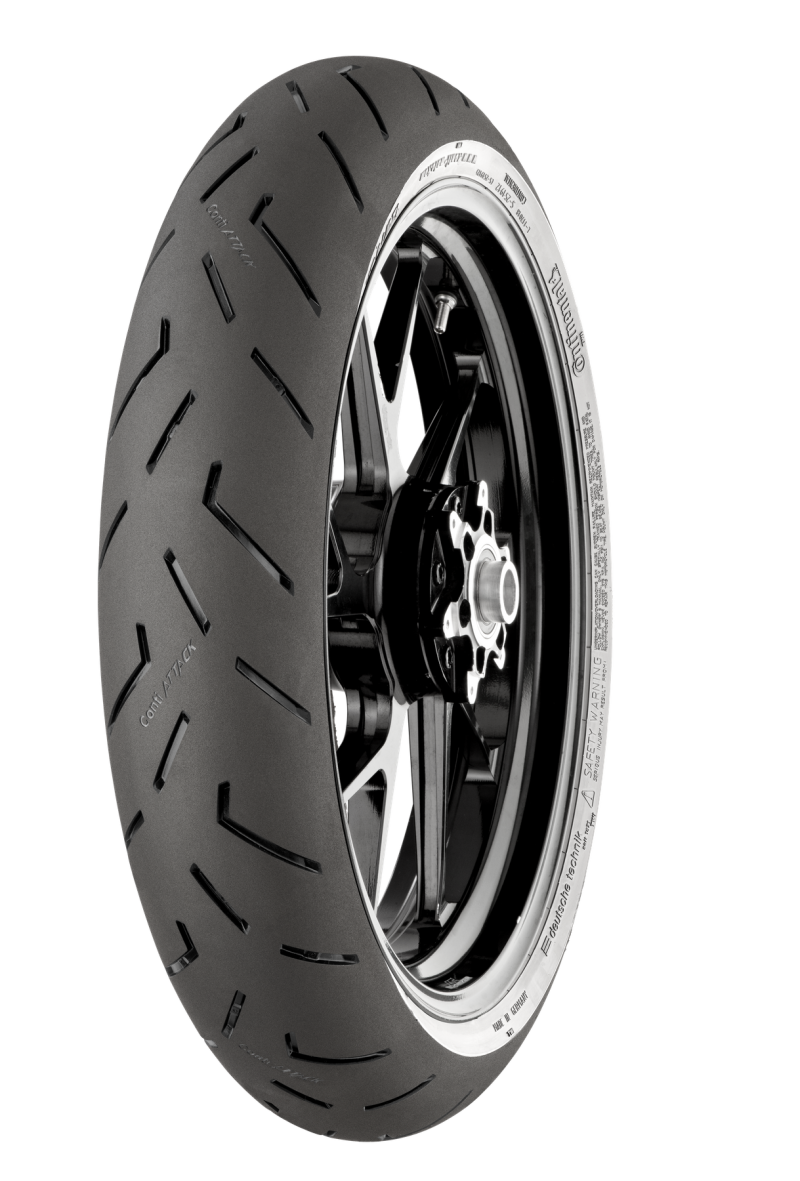 Continental ContiSportAttack 4 Front Tire - 120/70 ZR17 M/C 58(W) TL 2445980000