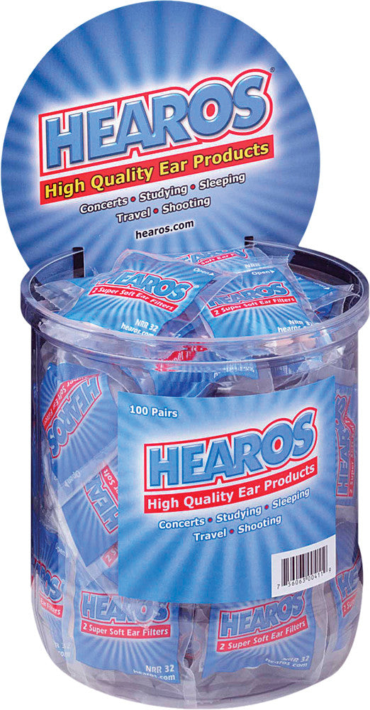 HEAROS Ultimate Softness Ear Plugs 100 Pairs Tower 411