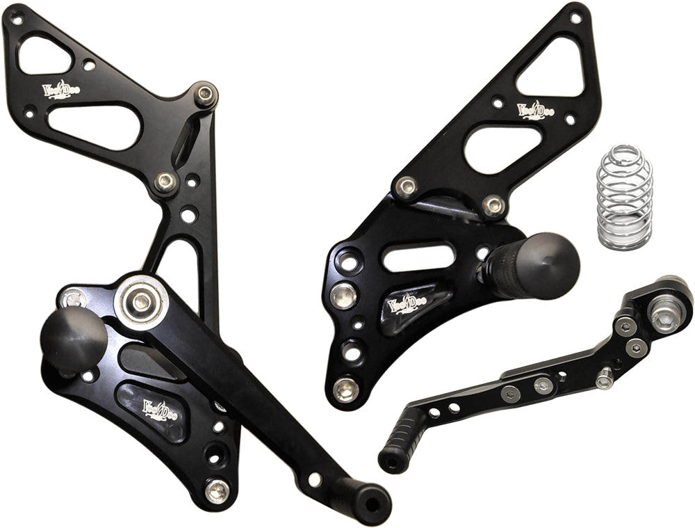 VOODOO Billet Rear Set Black VRD1310