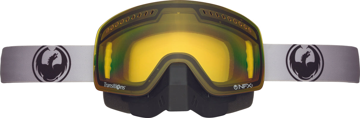 DRAGON Nfxs Transitions Goggle Stretch W/Yellow Lens 722-1965