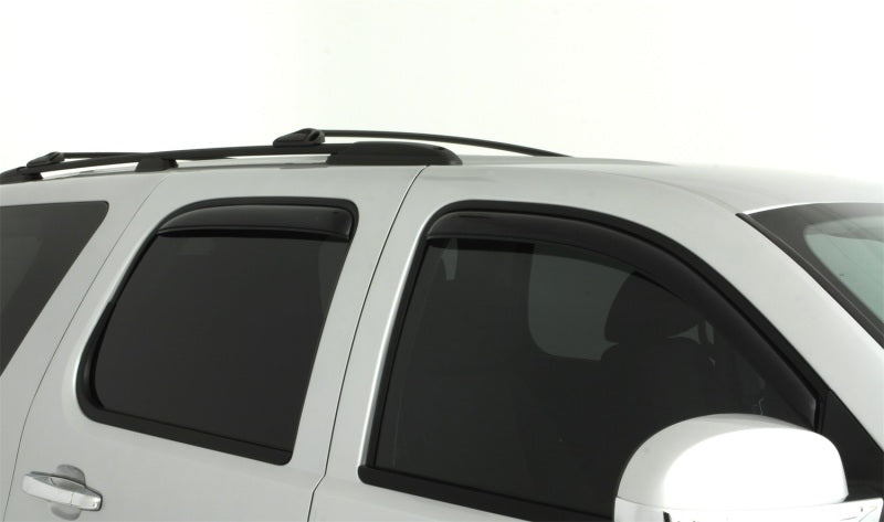 AVS 07-14 Chevy Tahoe Ventvisor In-Channel Front & Rear Window Deflectors 4pc - Smoke 194514
