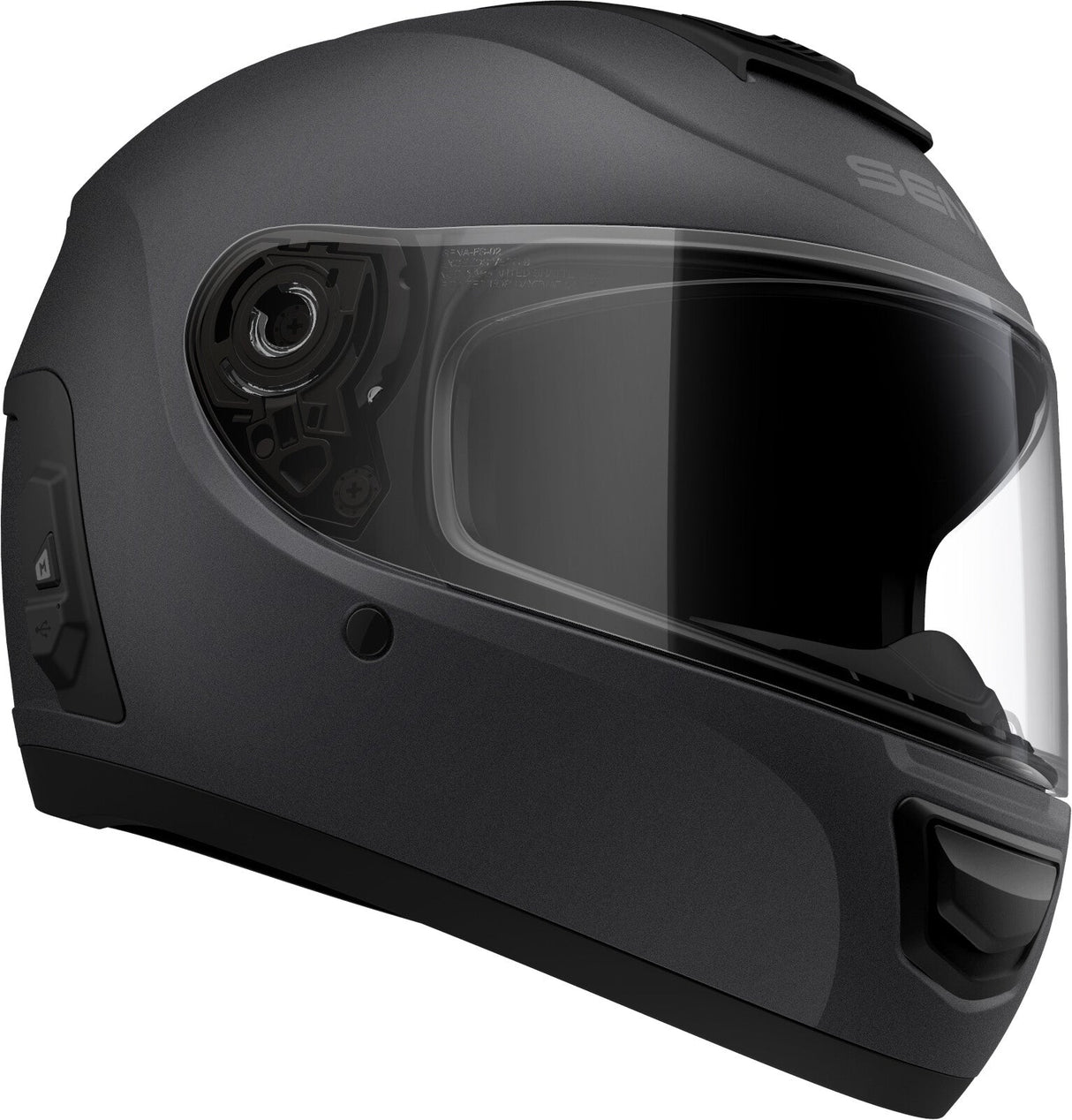 SENA Momentum Evo Helmet W/ Mesh Intercom Matte Black Xl MOVM-MB0XL1