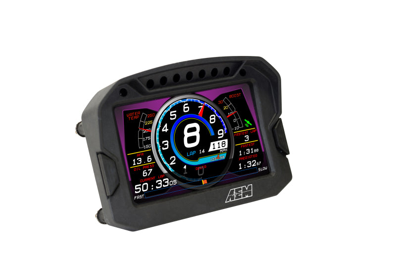 AEM CD-5G Carbon Digital Dash Display w/ Interal 10Hz GPS & Antenna 30-5602