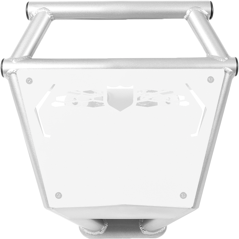 PRO ARMOR Front Sport Bumper Sparkle Silver Metallic Pol P187P360SSM