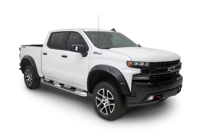 Bushwacker 19-21 Chevrolet Silverado 1500 DRT Style Flares 4pc - Black 40984-02