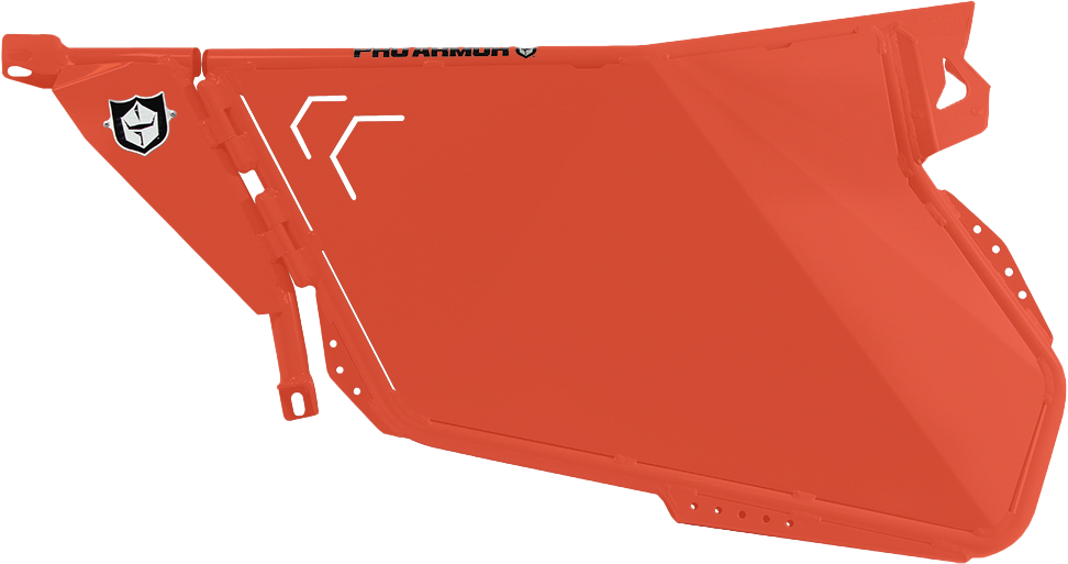 PRO ARMOR Traditional Door Orange Rust Metallic Pol P141D000ORM