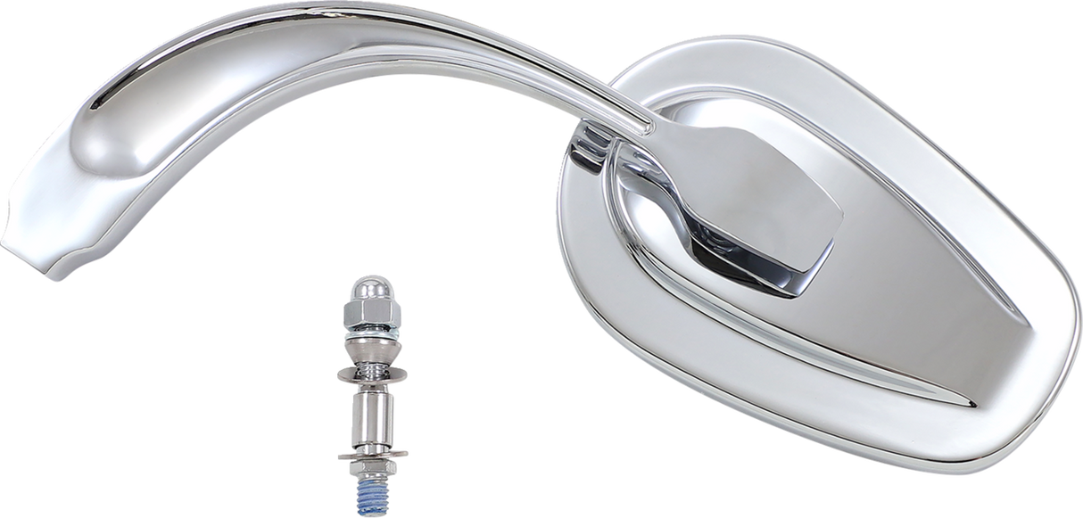 RUSS WERNIMONT DESIGNS Convex Mirror - Chrome - Left RWD-50046CL