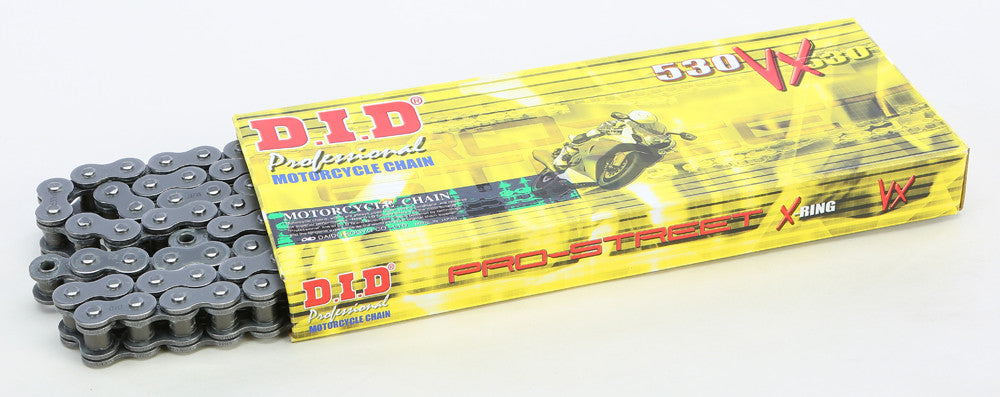 D.I.D Pro-Street 530vx-120 X-Ring Chain 530VXX120ZB