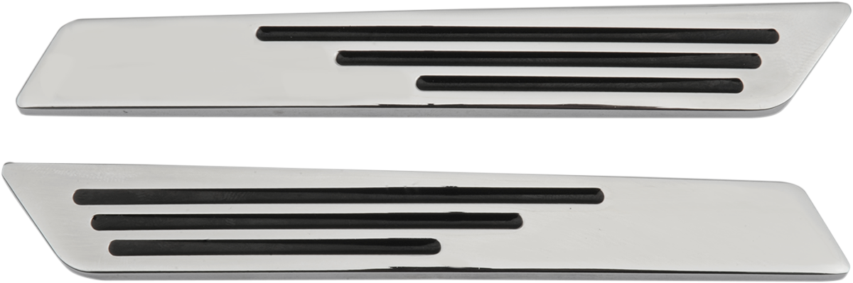 DRAG SPECIALTIES Insertos de bisagra para alforjas - Cromado - 14-19 3501-0962