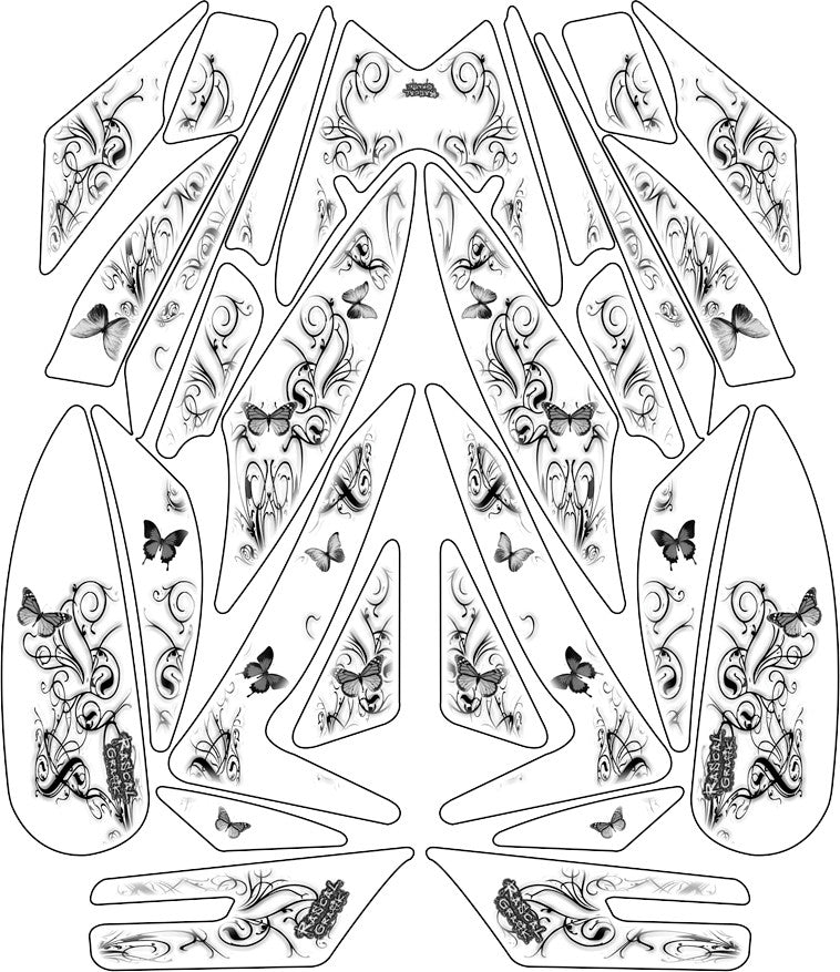 RASCAL GRAFIK Wrap Kit Fly Ninja 250 RA36873