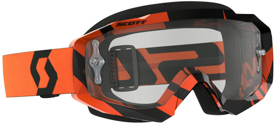 SCOTT Hustle Goggle Black/Orange W/Clear Works Lens 262592-1009113