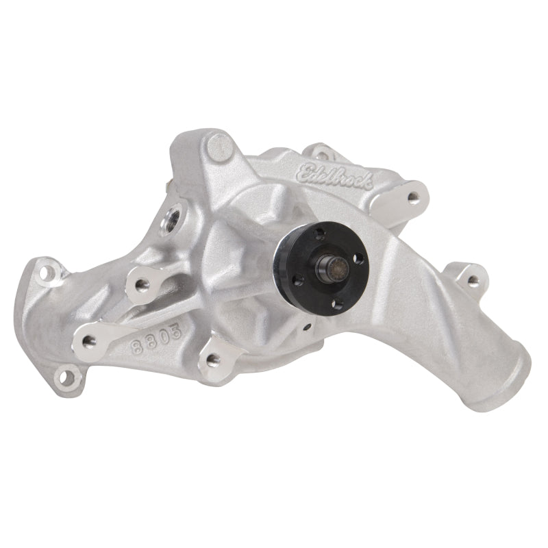 Edelbrock Water Pump High Performance Ford 1965-76 FE V8 Engines Standard Length Satin Finish 8805