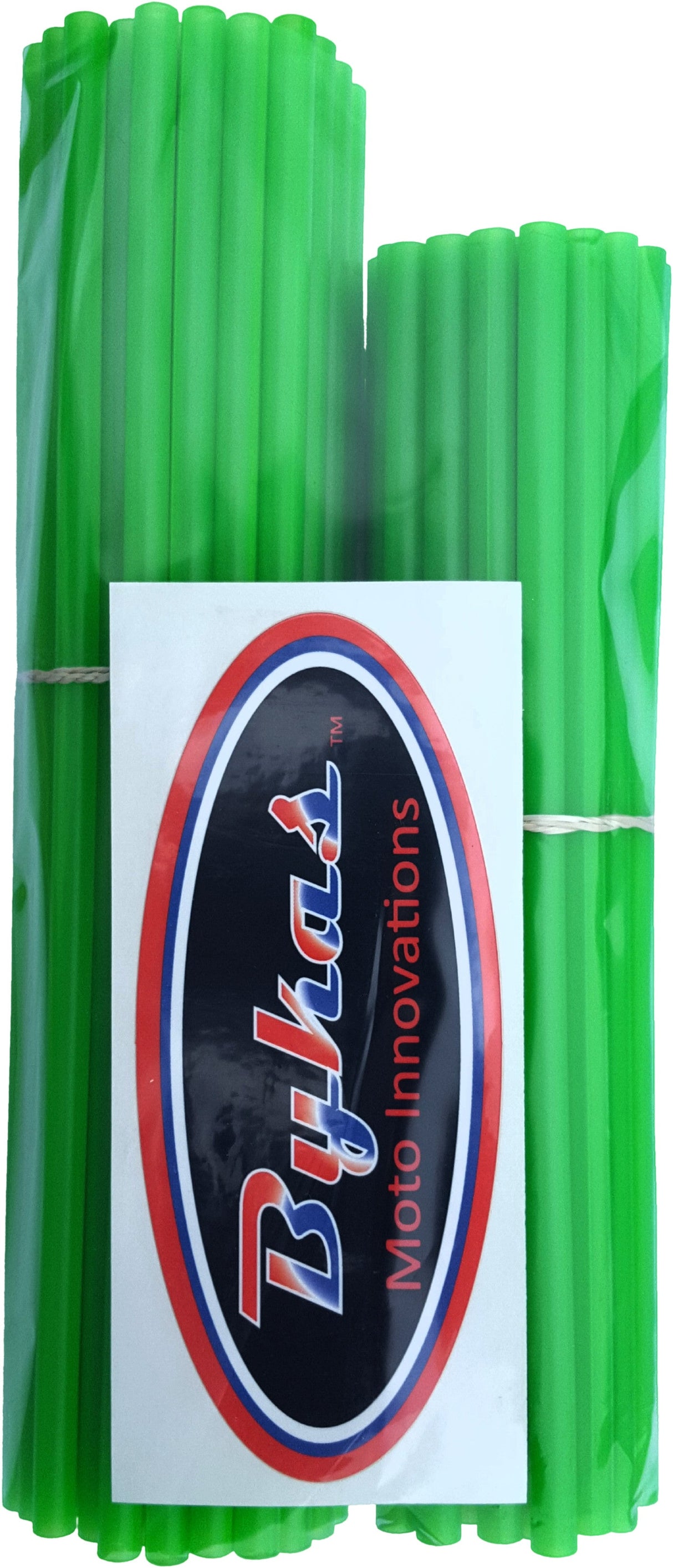 BYKAS Spoke Wraps Neon Green 72/Pk 21"/19" SN-G