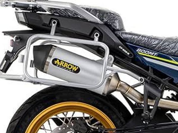 Arrow Cf Moto 800 MT Sport / Touring ’23/24 Homologated Aluminum Race Tech Silencer With Welded Link Pipe 71943ak