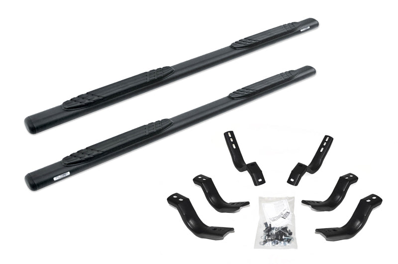 Go Rhino 4in OE Xtreme SideSteps - Textured Black - 87in 640087T