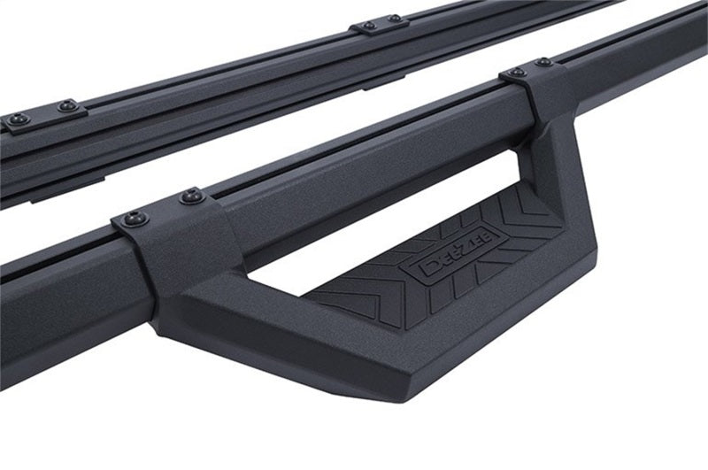 Deezee 99-23 Chevrolet/GMC/Dodge/Ford Full Size Truck Hex Cast - Crew Cab Side Steps (Txt Blk) DZ 66321CTB