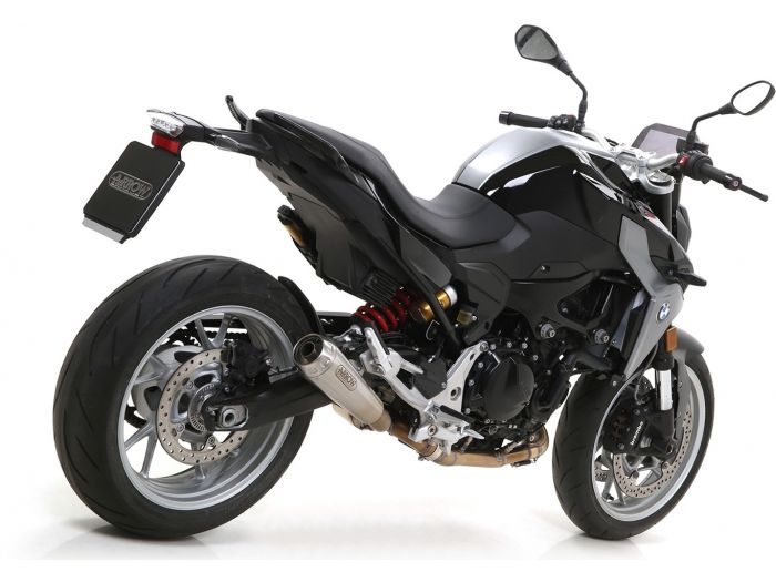 IN STOCK Arrow Pro-Race BMW F900 R/XR 2020-2024 Black Stainless Steel Exhaust 71915prn + 71729MI