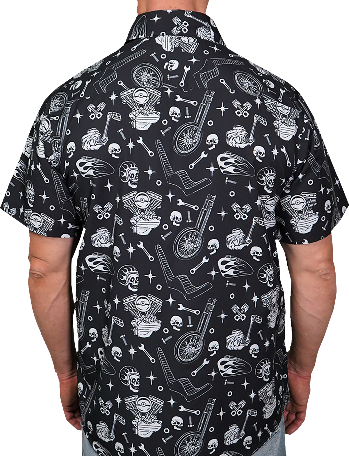 LETHAL THREAT Chop It Short-Sleeve Shirt - Black - Medium MG60131M