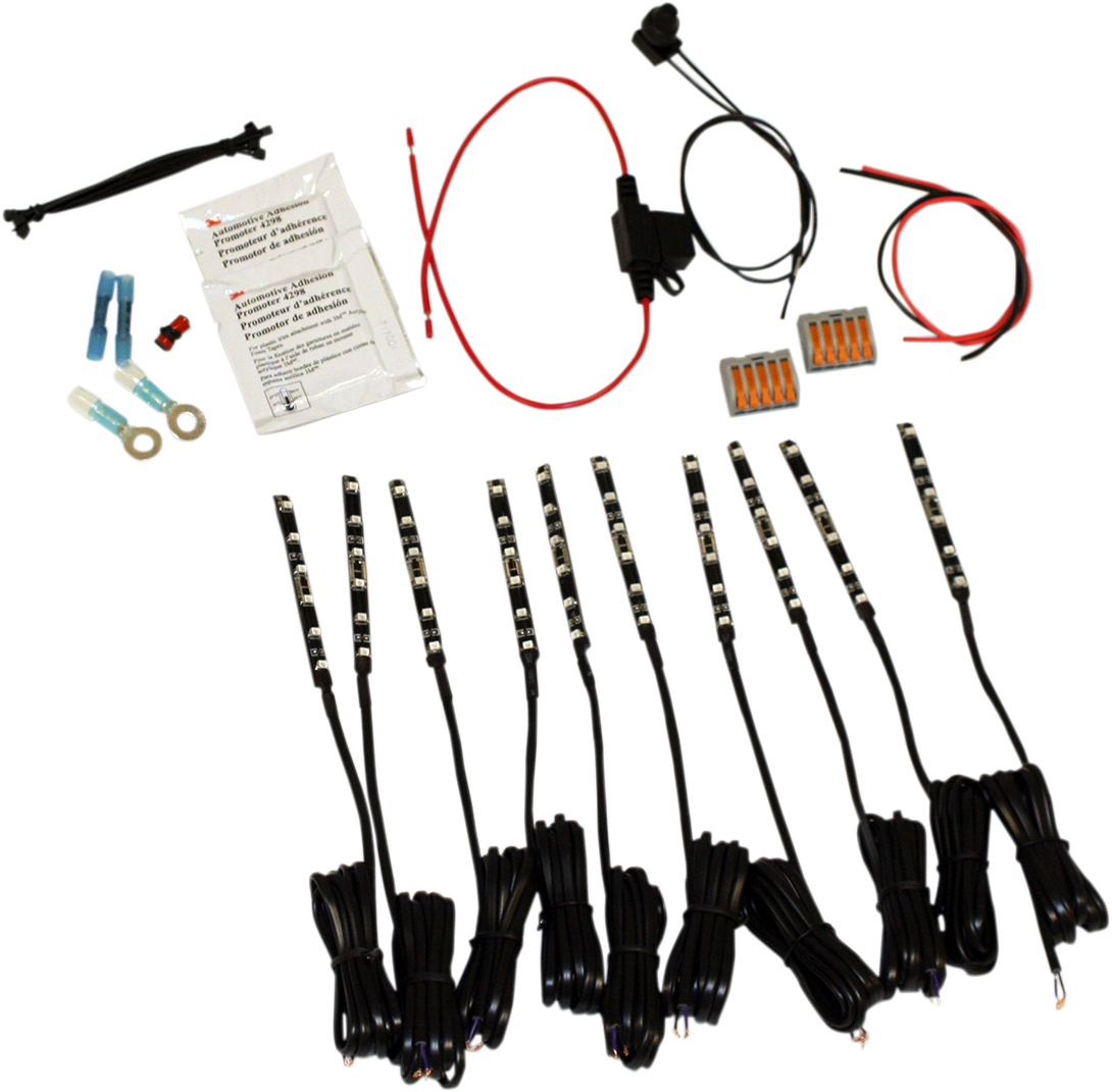 CUSTOM DYNAMICS Magicflex®2 Cruiser LED Engine Kit - Green M2SB1GREEN
