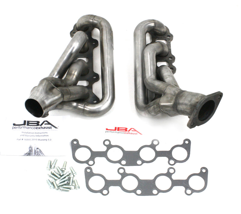 JBA 15-20 Ford Mustang 5.0L Coyote 1-3/4in Primary Raw 409SS Cat4Ward Header 1689S