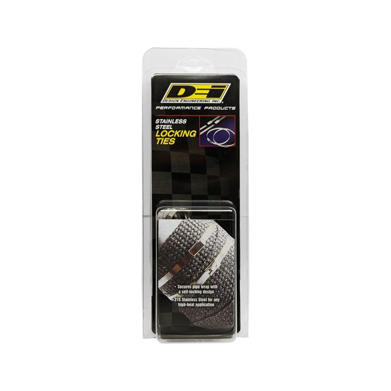 DEI Stainless Steel Locking Tie 8in - 8 per pack 10201