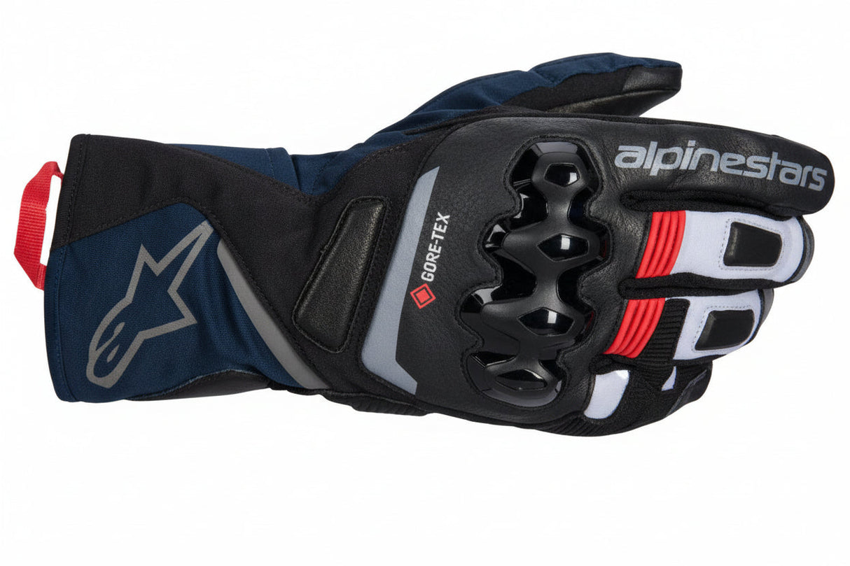 IN STOCK ALPINESTARS Glove Wt-8 Gtx Blk/Blue M 3520326-1267-M