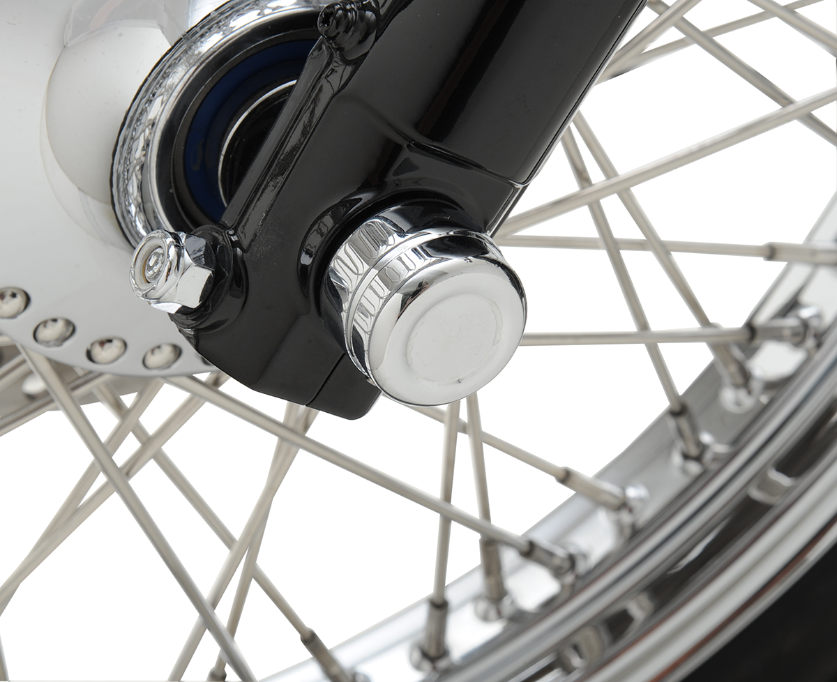 DRAG SPECIALTIES Tapa de eje - Delantero - Cromado 0214-0830