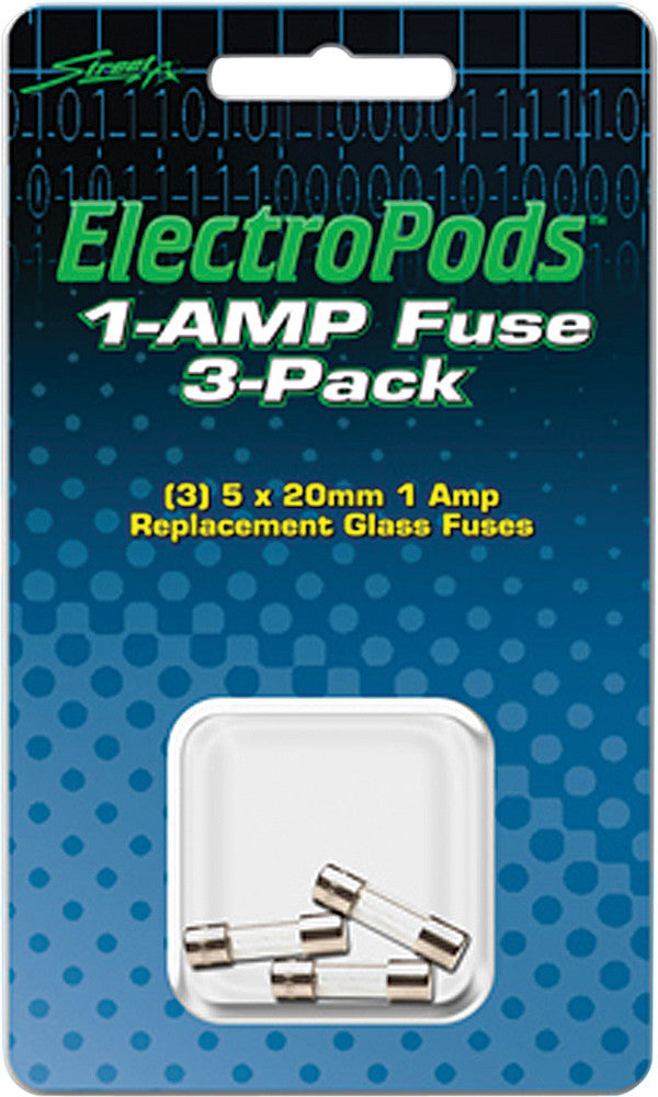 STREETFX 1-Amp Glass Fuses 3/Pk 1044700