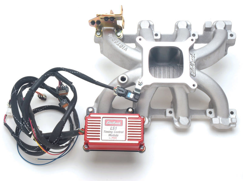 Edelbrock Manifold LS1 Victor Jr EFI to Carbureted Conversion 2908