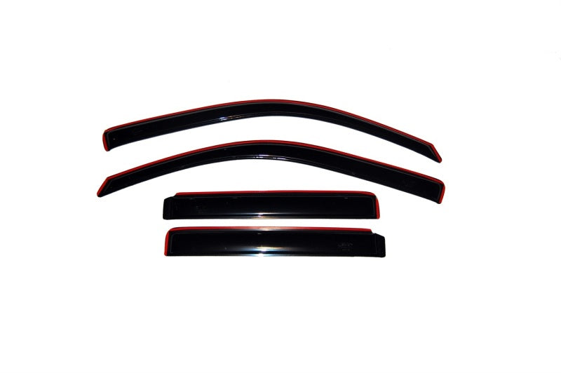 AVS 02-06 Chevy Trailblazer EXT Ventvisor In-Channel Front & Rear Window Deflectors 4pc - Smoke 194240