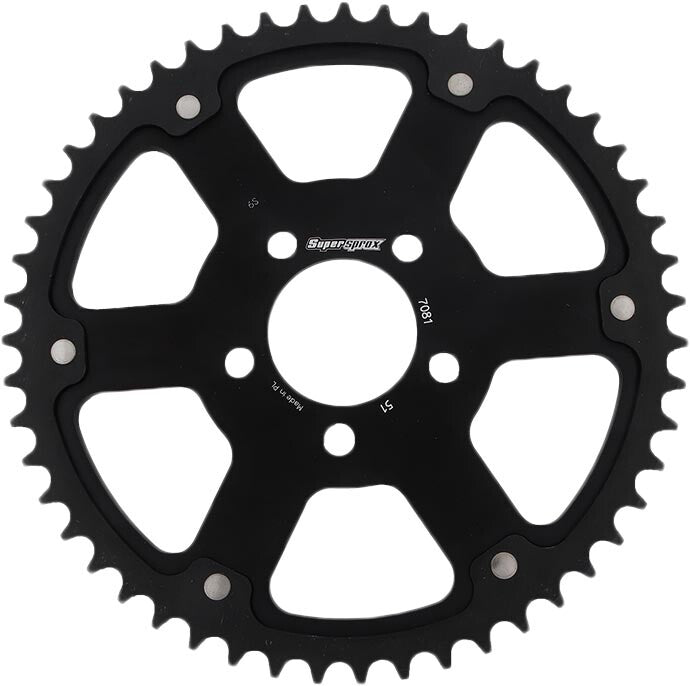SUPERSPROX Rear Stealth Sprocket Alu/Stl 48t-530 Blk Hd RST-7081-48-BLK