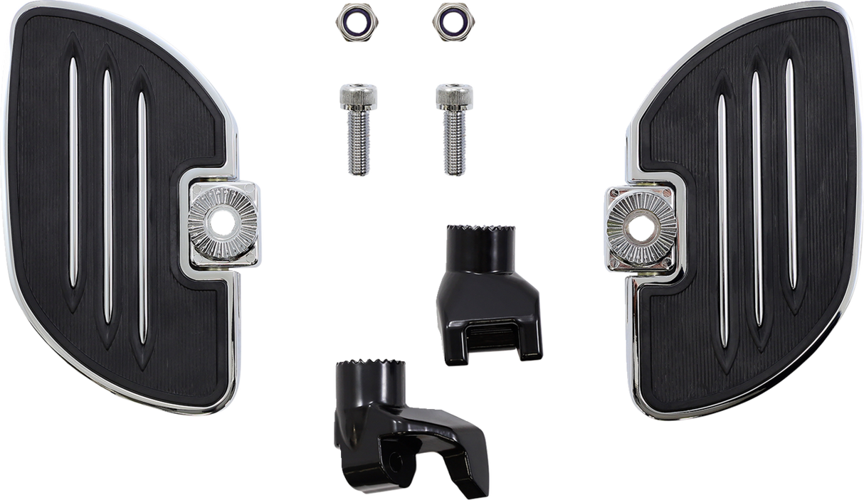 SHOW CHROME Driver Floorboards - Chrome - Ryker 600/900 ACE 41-404