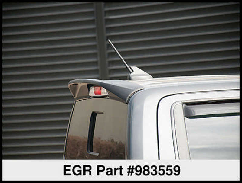 EGR 19-20 Ford Ranger Super Crew Rear Cab Truck Spoiler - Matte Black 983559