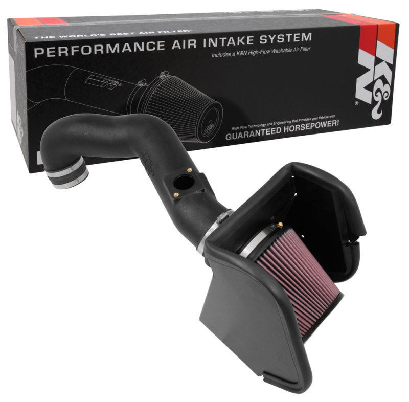 K&N 16-17 Nissan Titan XD V8-5.0L DSL 63 Series Aircharger Performance Intake 63-6017