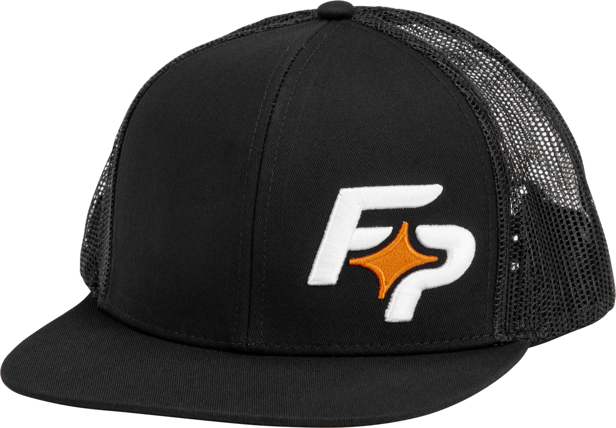 FIRE POWER Flat Bill Fp Hat Black 99-8107