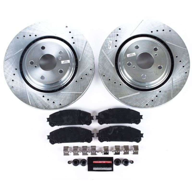 Power Stop 15-17 Lexus NX200t Front Z23 Evolution Sport Brake Kit K4713