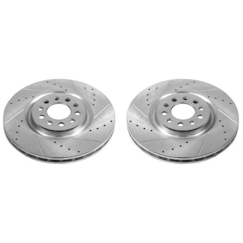 Power Stop 15-17 Chrysler 200 Front Evolution Drilled & Slotted Rotors - Pair AR83087XPR