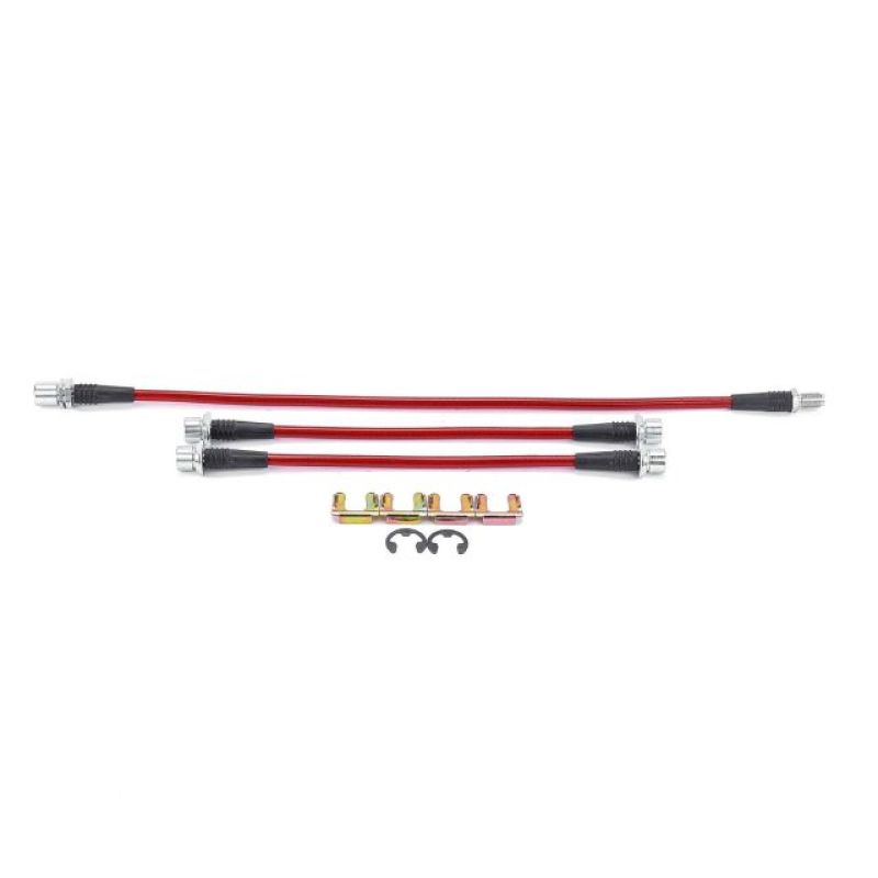 Power Stop 00-06 Toyota Tundra Front & Rear SS Braided Brake Hose Kit BH00127